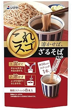 Amazon.co.jp: シマヤ 溶かせば、ざるそばつゆ 8本×8個 : 食品